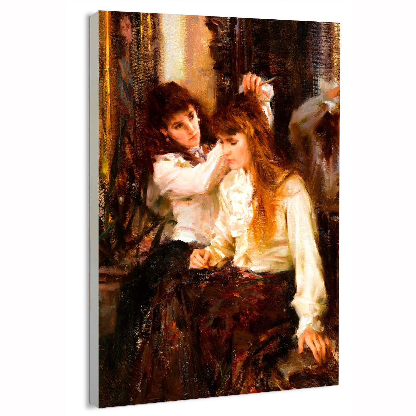 Getting Ready Contemporary Poster or Canvas Fine Wall Art Home Decor Print gallery