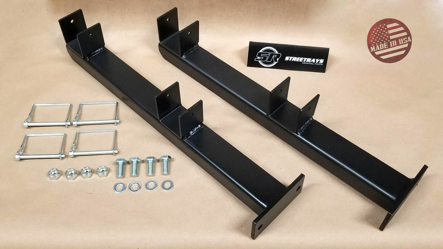 [SR] Pair Two / 2 Place Gas Weeder Trimmer Edger Rack Holders for Trailer Truck gallery