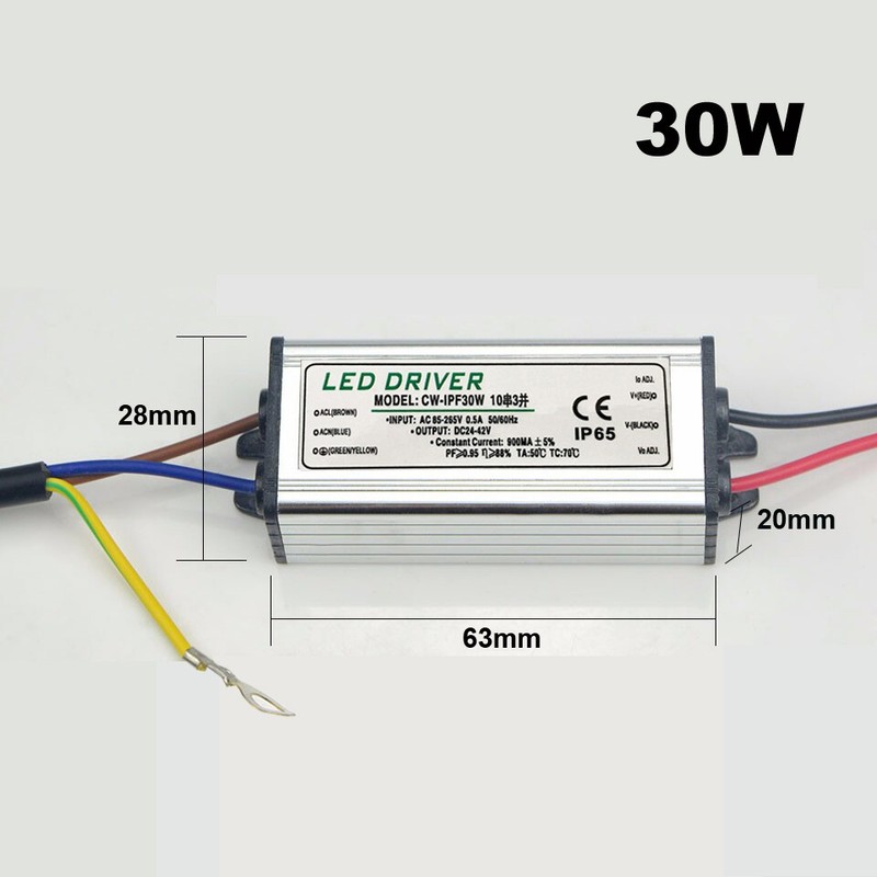 LED Driver Power Supply Transformator 10W 20W 30W 50W 70W 100W AC85-265V gallery