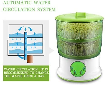Bean Sprouter Machine, Plastic, Green gallery