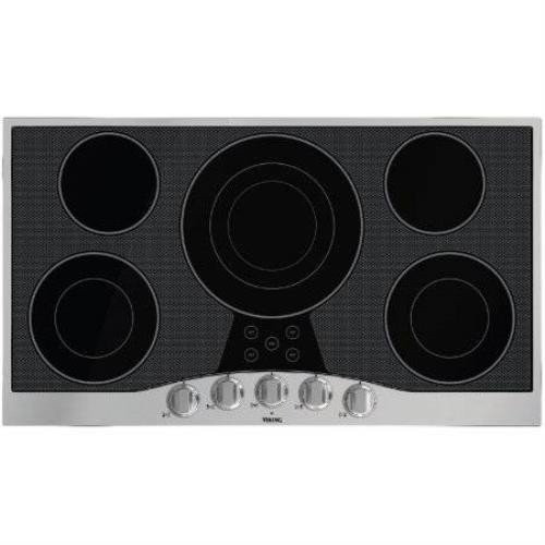 Viking RVEC3365BSB 36" Glass Cer.5 QuickCook Surface Electric Cooktop 2025 Model gallery