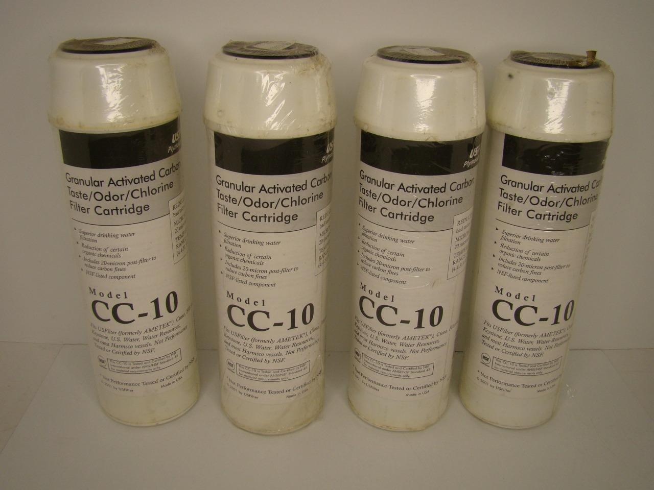 4 CC-10 GRANULAR ACTIVATED CARBON TASTE/ODOR/CHLORINE FILTER CARTRIDGE gallery