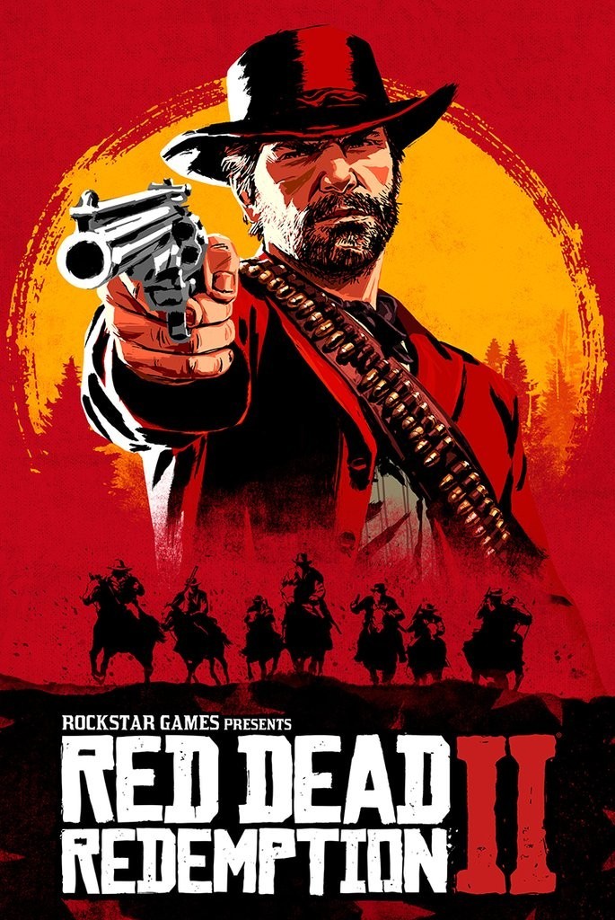 Poster - Red Dead Redemption II 2 Cover Image Art Game 24x36" NEW 54878 gallery