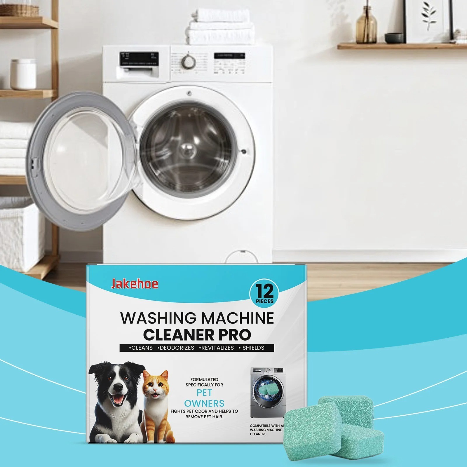 Uproot Clean Washing Machine Cleaner Tablets - 12 Pack gallery