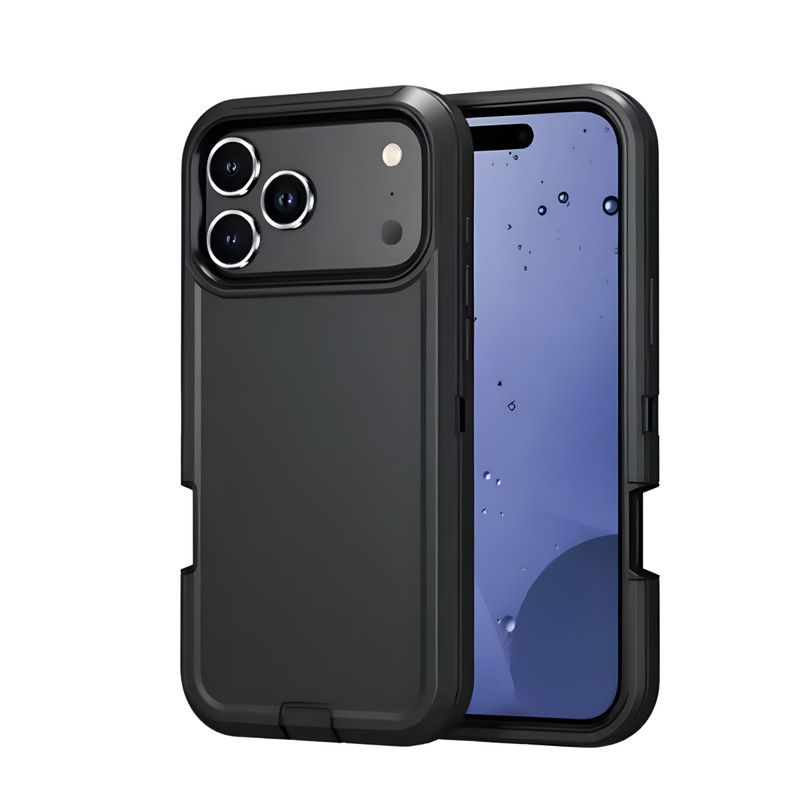 Heavy Duty Shockproof Case for iPhone 14–17 Series 3-Layer Protective Cover gallery