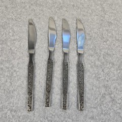 Riviera MONTEREY Scroll Pattern Stainless Black Accent Silverware Flatware U PIC