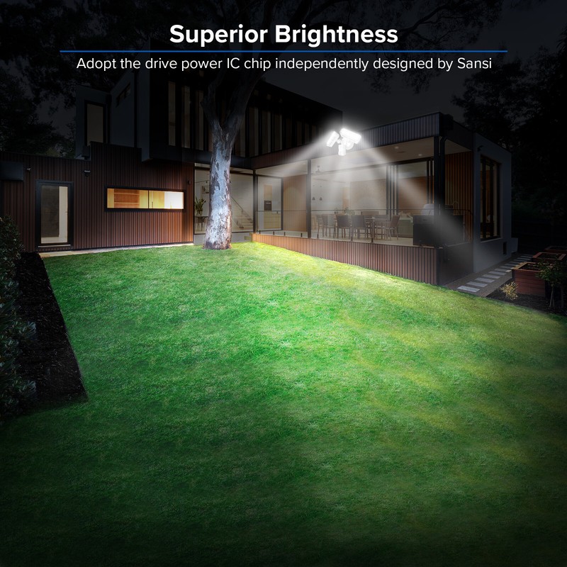 SANSI 3600lm LED Motion Sensor Security Light Dusk to Dawn 36W Outdoor Light gallery