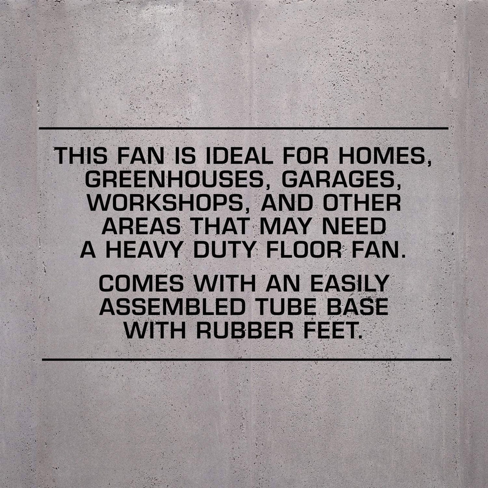 Hurricane Pro 20" 3 Adjustable Speed High Velocity Floor Fan, Black (Open Box) gallery