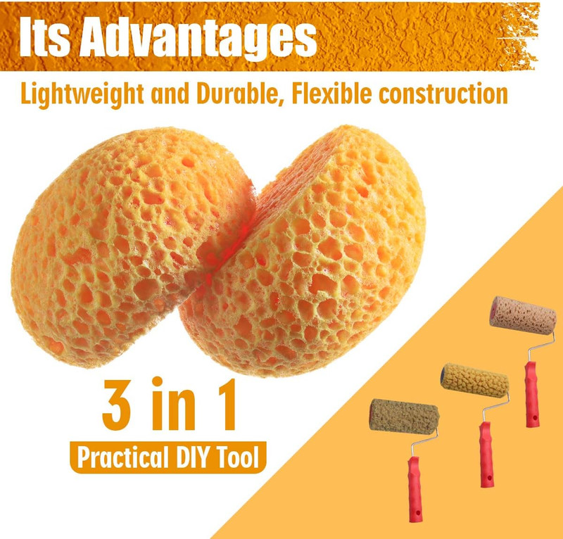 Knockdown Texture Sponge for Wall and Drywall Patch/Repair - Home Decor DIY Pain gallery