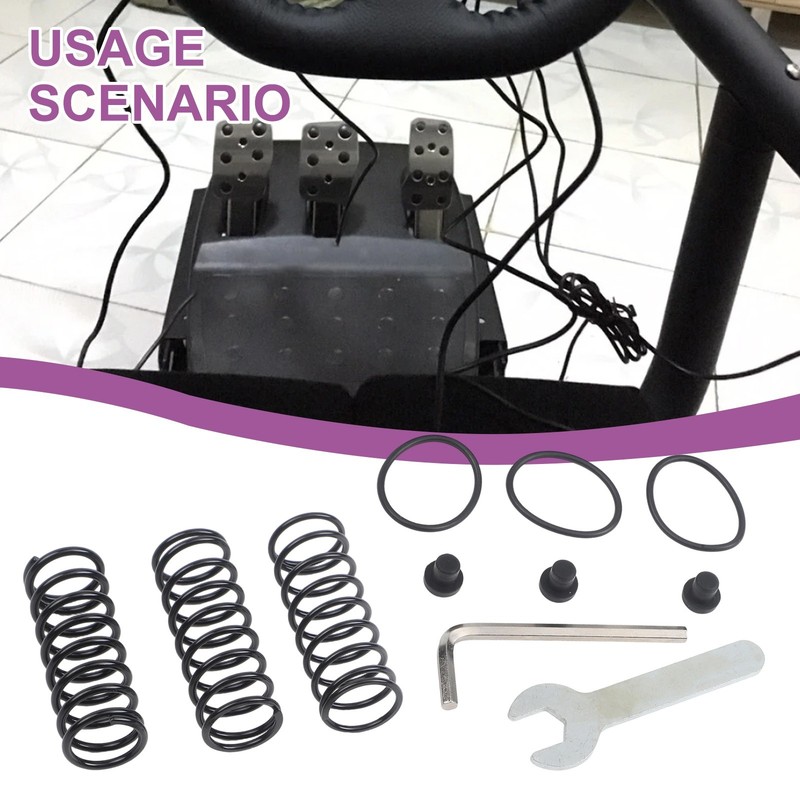 Complete Pedal Return Spring Kit for Logitech G25 G27 G29 G920 G923 Racing Gear gallery