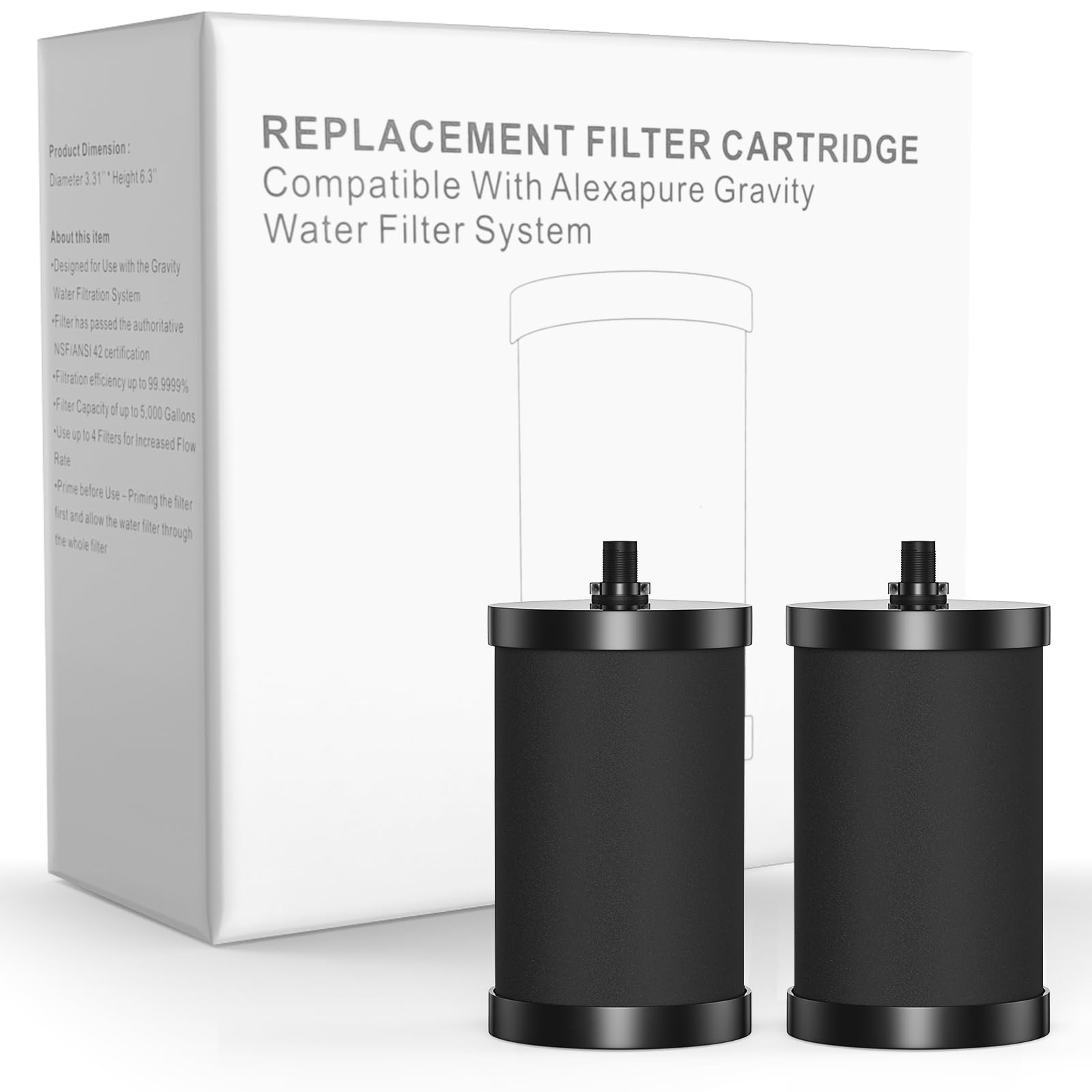 2387 Pro Filter Replacement Compatible with Alexapure 2387 Pro Water Filter gallery