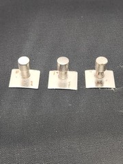 3x Light Shade Mounting Studs Brackets in Brushed Nickle Kichler Vanity Light
