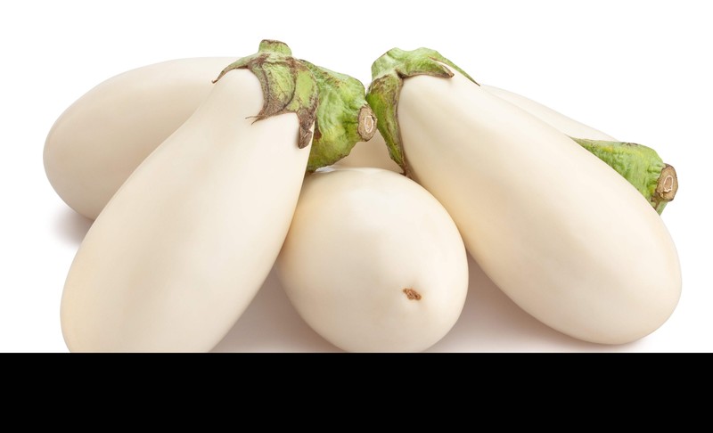 50 CASPER WHITE EGGPLANT Solanum Melongena Fruit / Vegetable Seeds *Combined S/H gallery