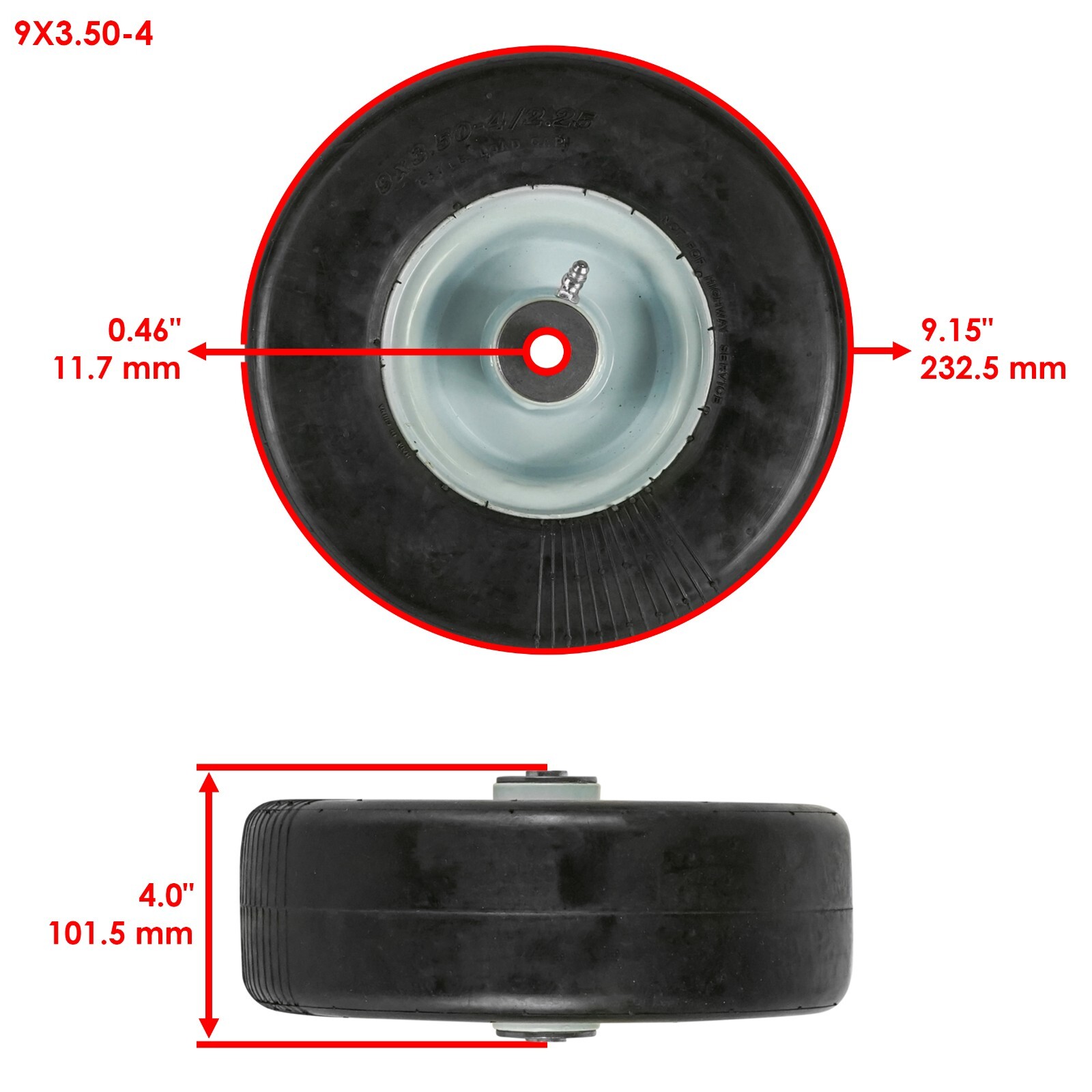 K5651-42240 Zero-Flat Wheel For Kubota RCK60-F30 RCK60-F36 RCK72-F36 RC72-FZ21 gallery