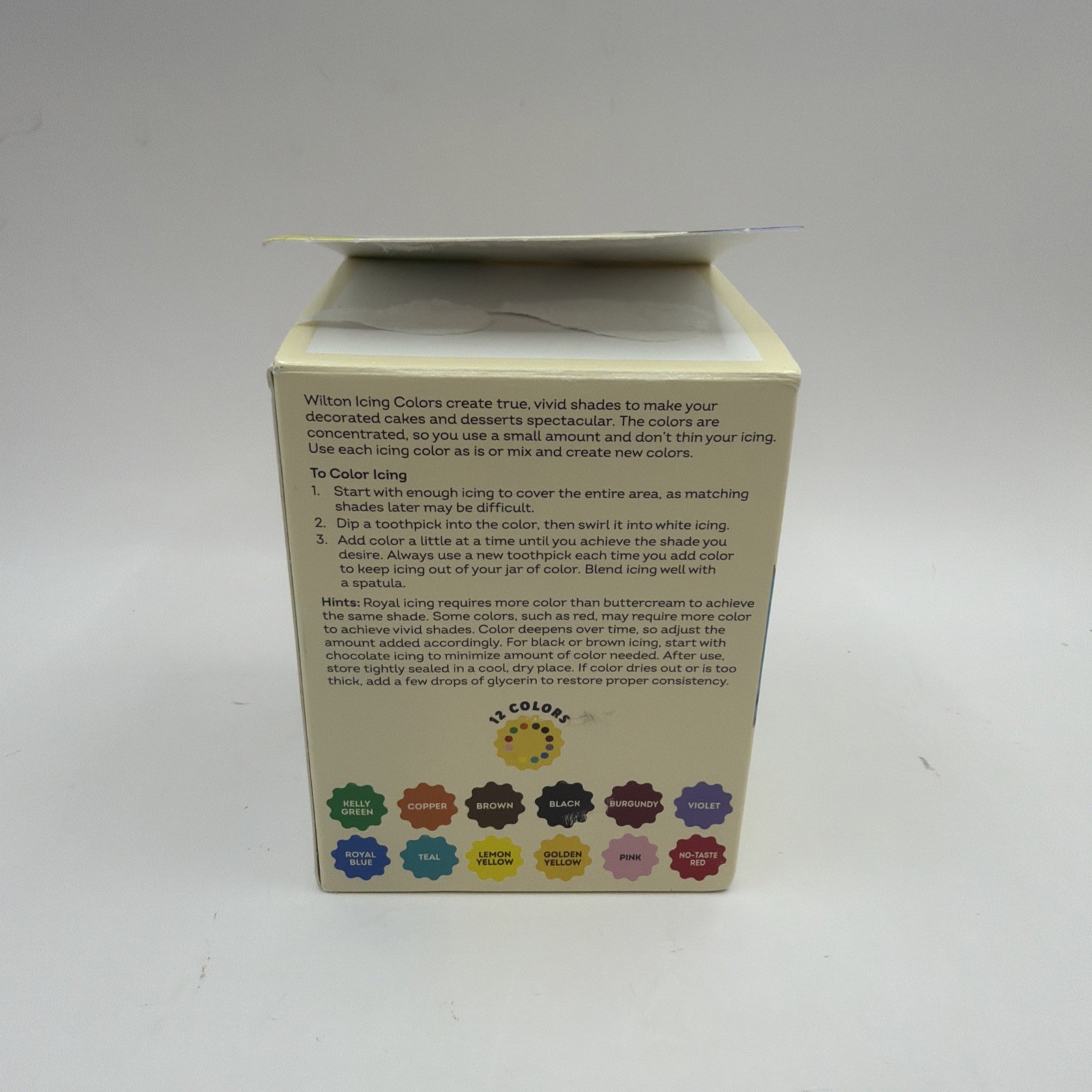 Wilton Icing Colors Set 12 Pack Gel Food Coloring 0.5 oz Jars New gallery