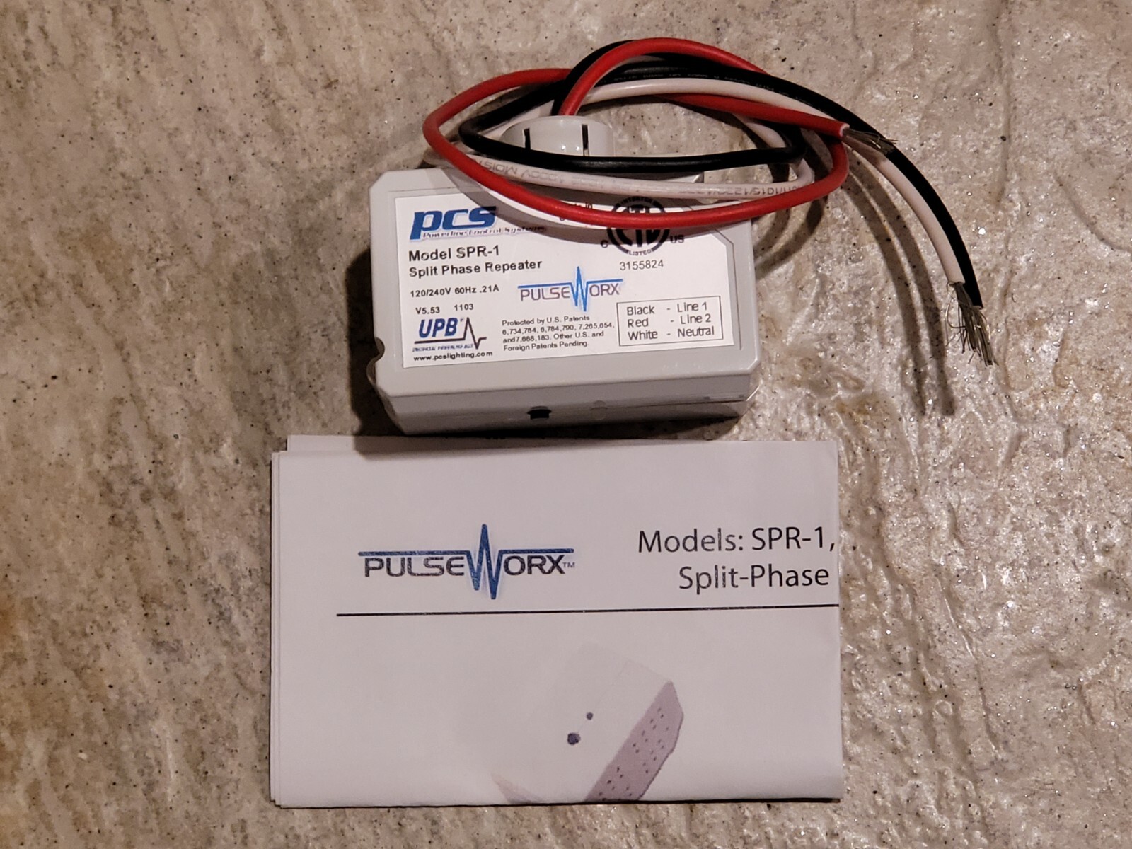 PCS PulseWorx SPR-1 UPB Wired-In Split Phase Repeater gallery