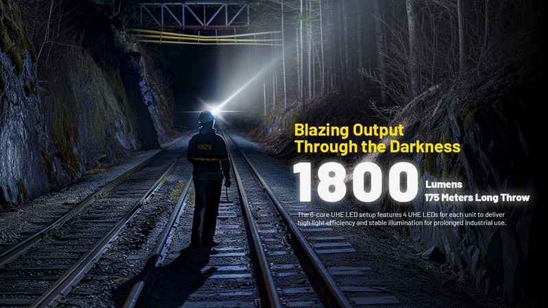Nitecore - NU53 - USB Rechargeable Front - 1800 Lumens and 175 Meters - Flashlights... gallery