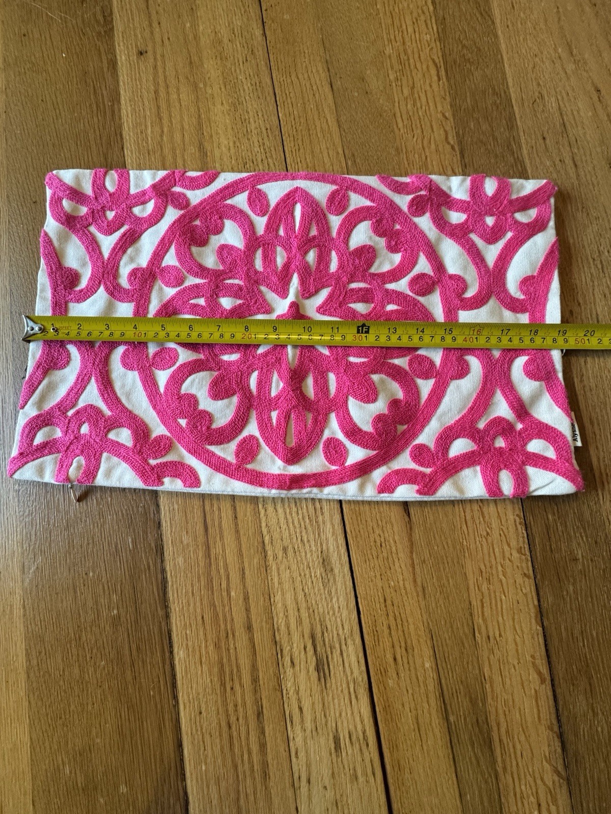Pink And White Mandala Pattern Pillow Cover gallery