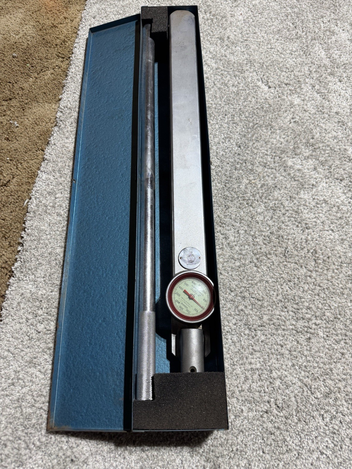 Torque Controls Aircraft D4600F Dial Torque Wrench 3/4" Drive 0-600 Ft/lbs gallery