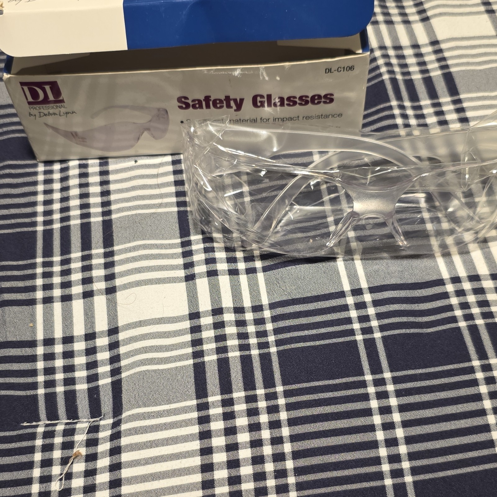 DL Professional DL-C106 Clear Wraparound Impact Resistant Safety Glasses gallery