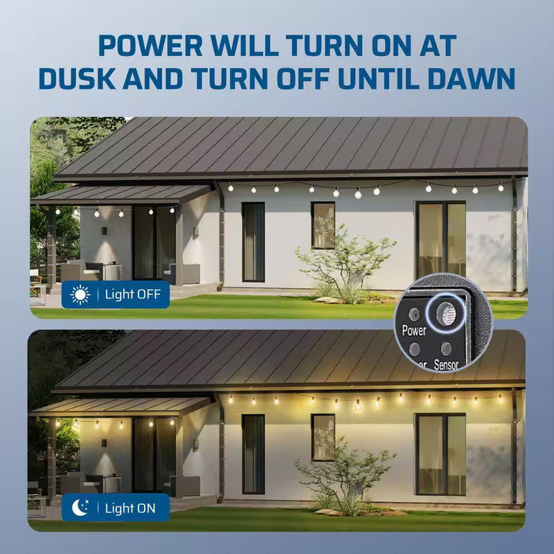 Outdoor Power Stake Light Timer with 6 Grounded Outlets, 13A 1625W, 6 Ft. Extens gallery