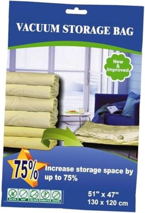 5 Pack Extra Jumbo Vacuum Storage Bags (51"x47"in Our Largest Size) Airtight gallery