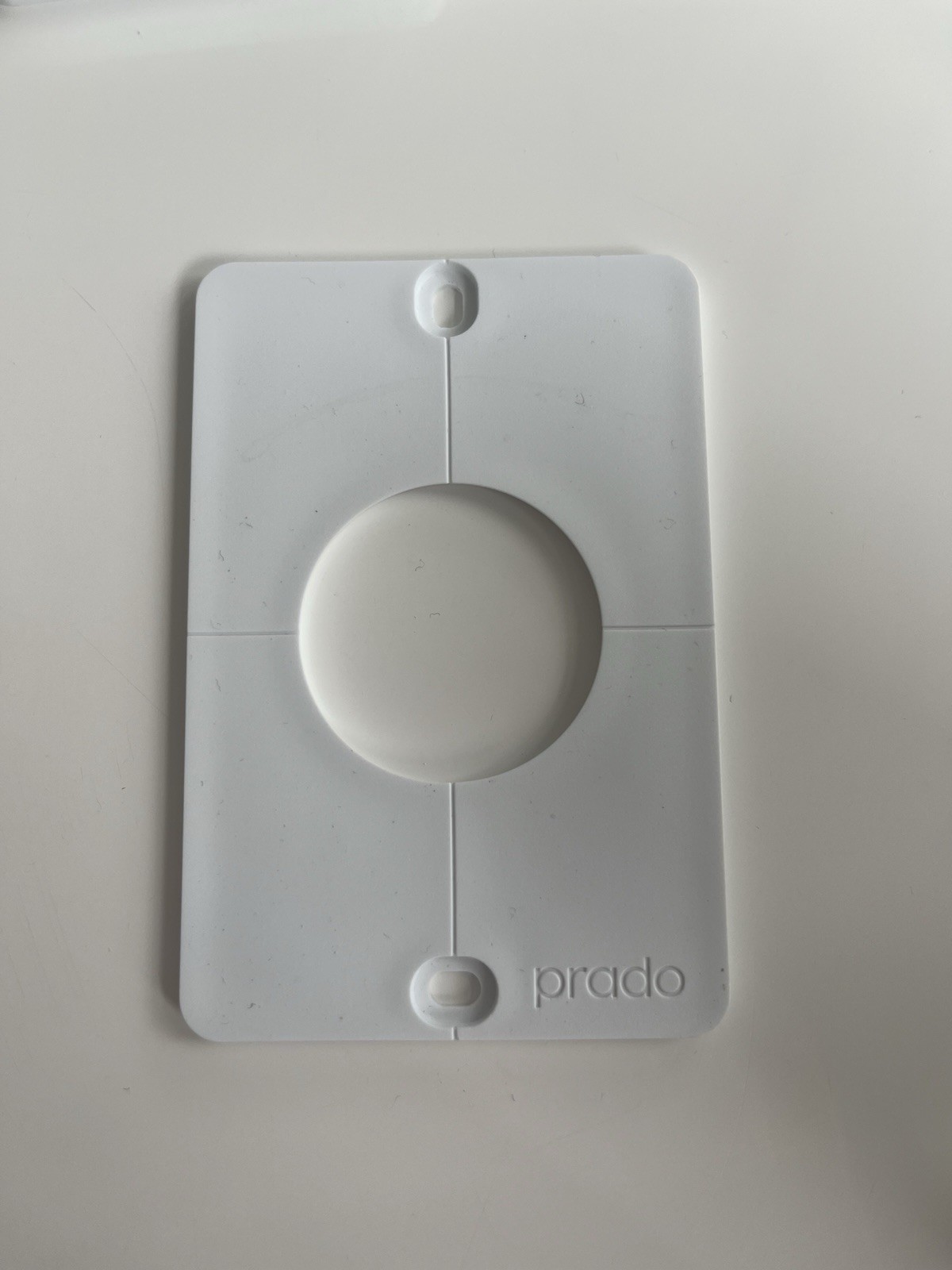Prado Modern wall electrical outlet Plate Round rectangular gallery