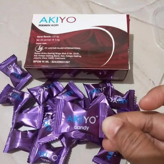 Aki yo Coffee Candy Hard Boiled- 25 Pcs/Box- Sweet Coffee Flavor - Free Shipping gallery