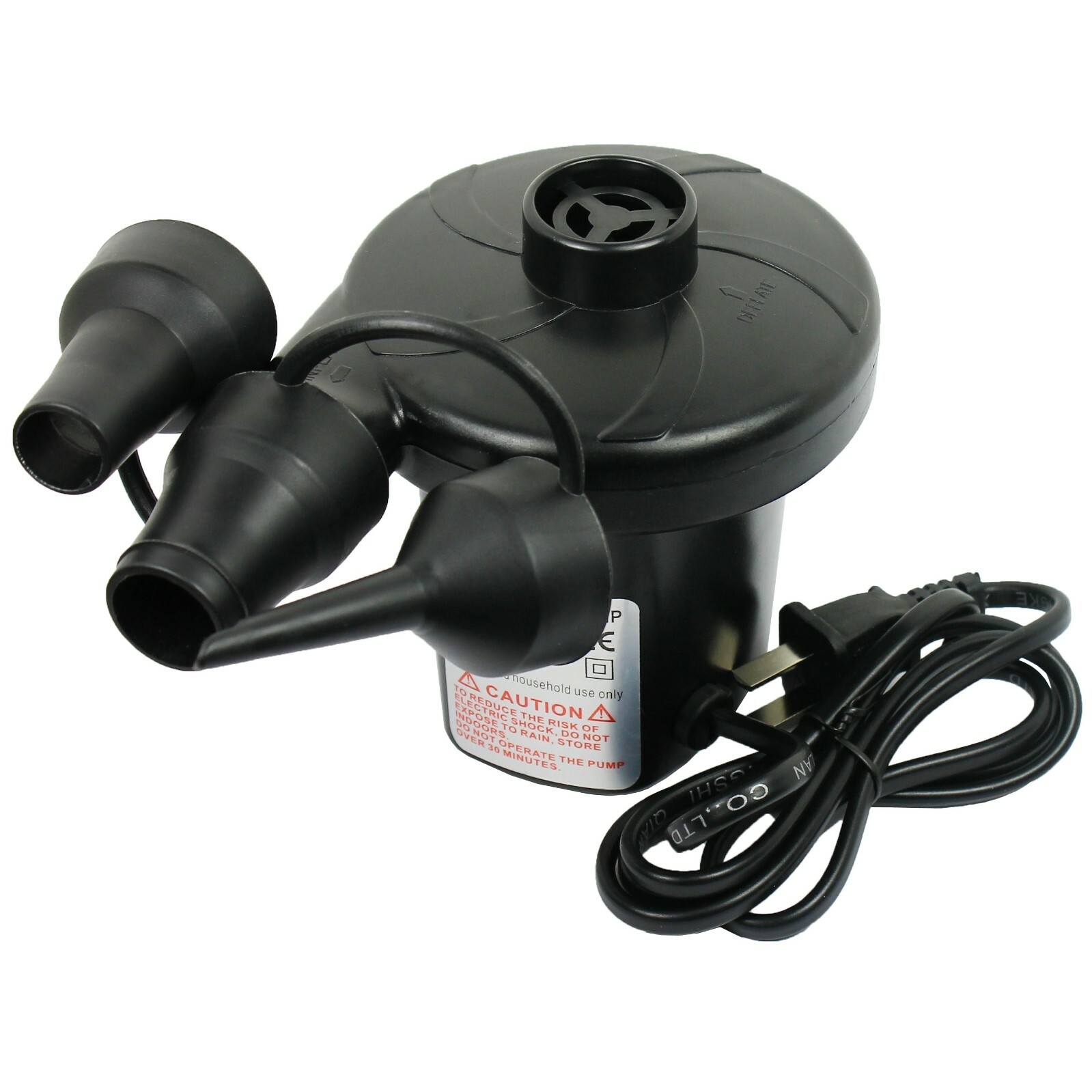 Electric Inflator Deflator Air Pump Toy Boat Air Bed Mattress Pool 150w 3800Pa gallery