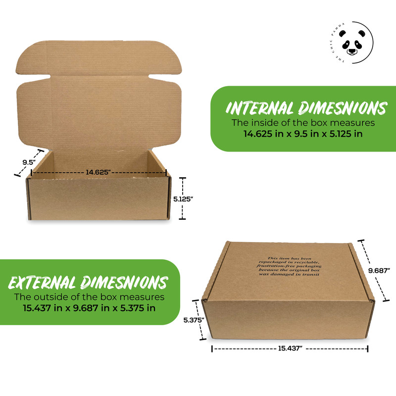 BEST SHOE BOXES for Shipping and replacement ~ HEAVY DUTY~14.5" X 9.25" X 5.25" gallery