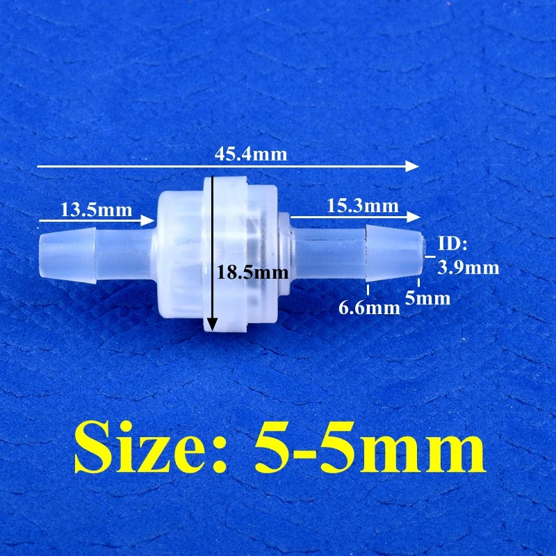 1~100Pcs 5~8Mm PP Exquisite Check Valve Drip Watering Irrigation Hose Non-Return gallery