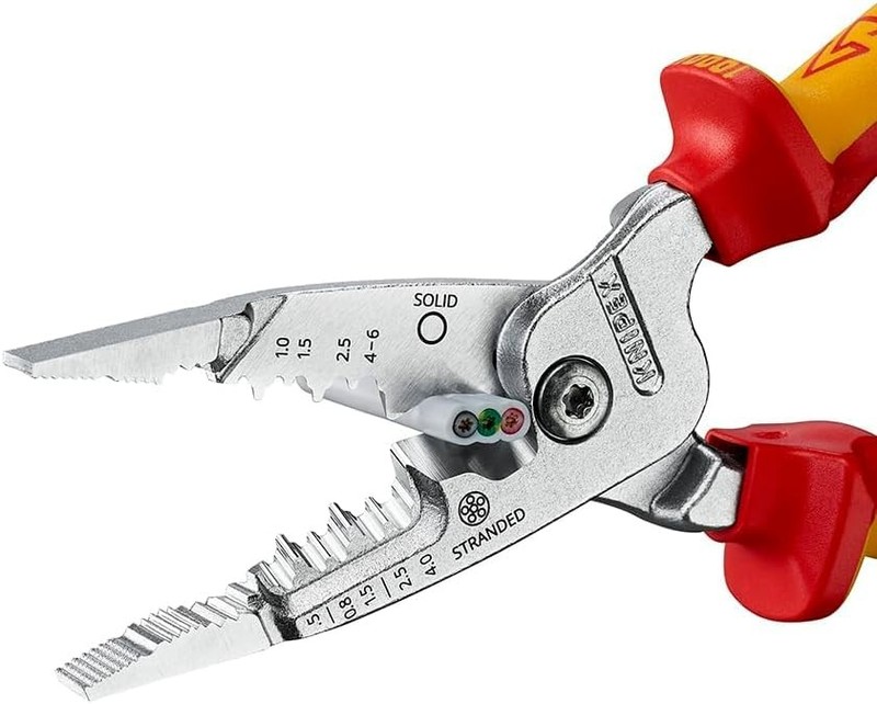 Multi Coloured Wire Stripper Multifunctional Electrician Pliers High Capacity... gallery