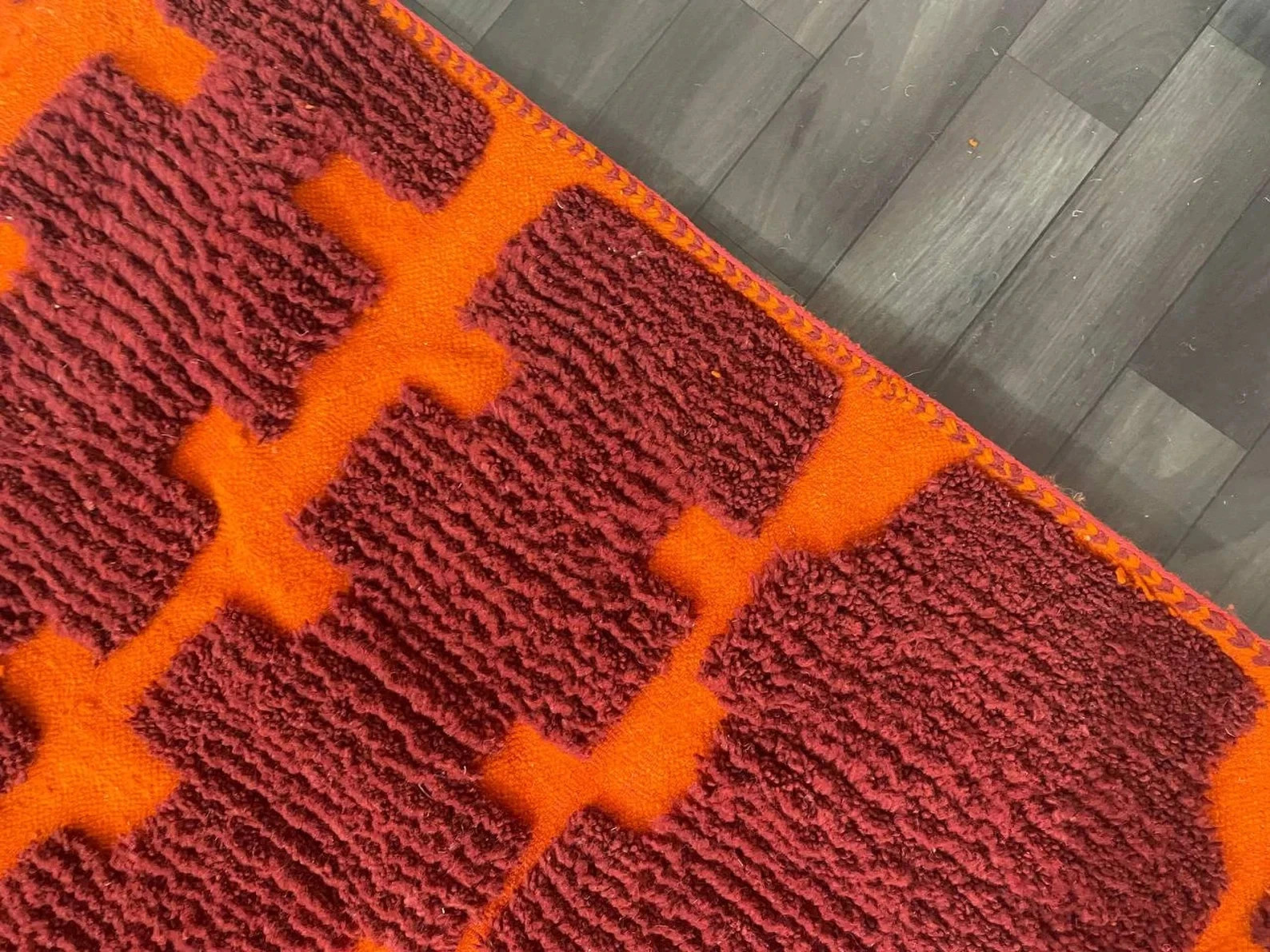Moroccan Rug 6x9 – Handmade Wool Carpet with Boho Geometric 8x10 for living room gallery