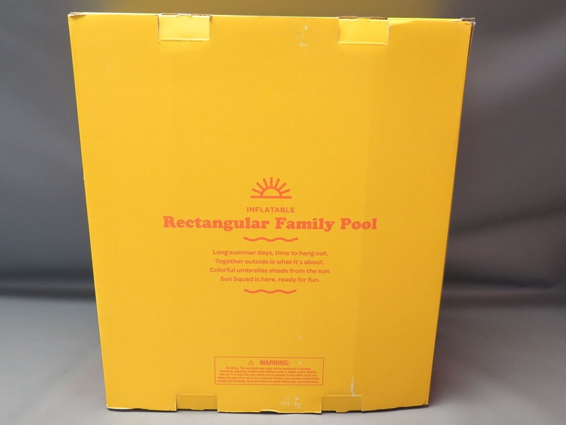 Sun Squad 10' X 22" Deluxe Rectangular Family Inflatable Above Ground Pool NIB gallery