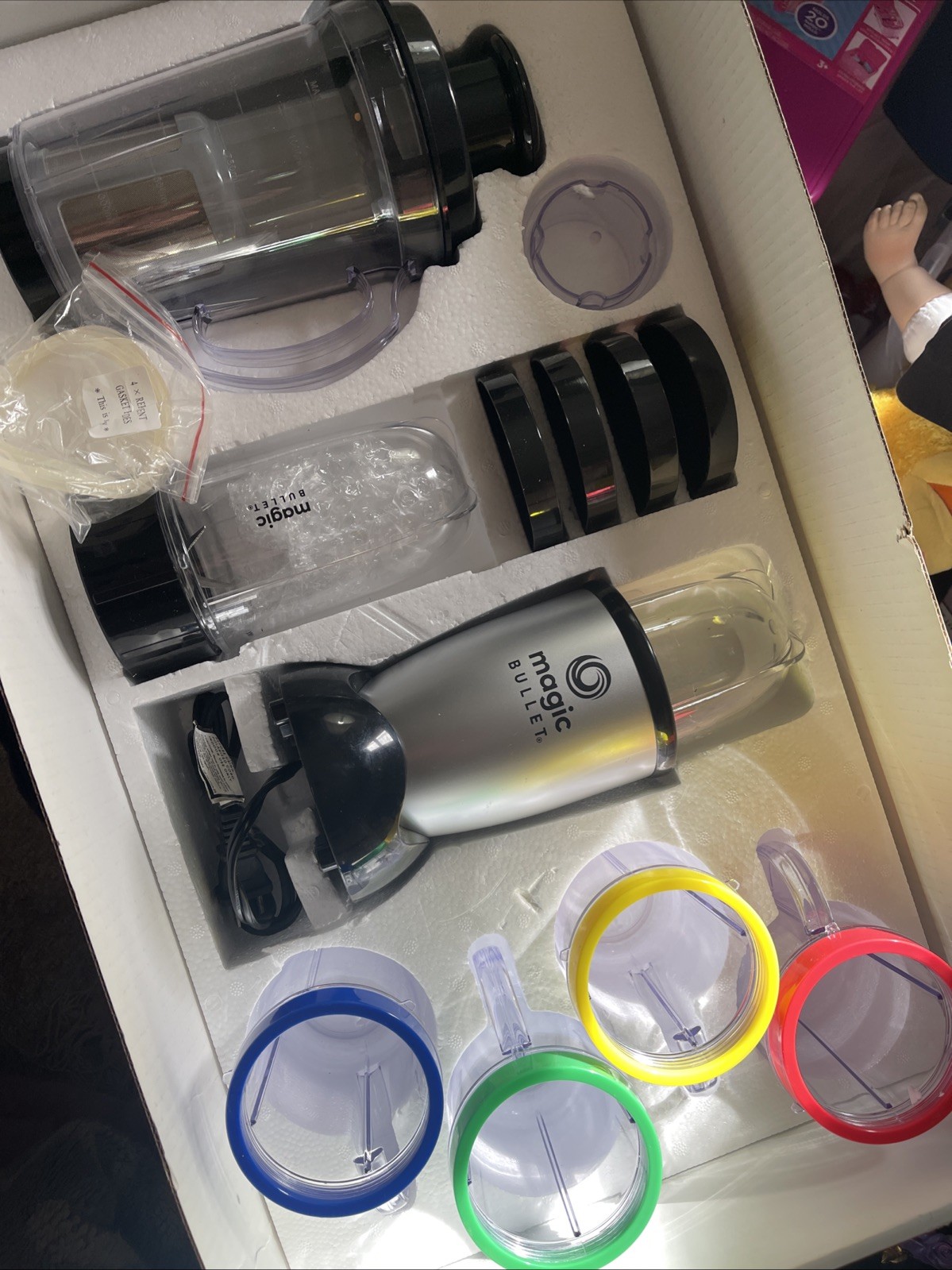 Magic Bullet Blender 22-Piece Set Homeland Housewares New- Open Box. XTRA BLADE! gallery