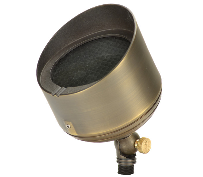 Unique Lighting PAR36 Big Bang Uplight in Weathered Brass, No Lamp gallery