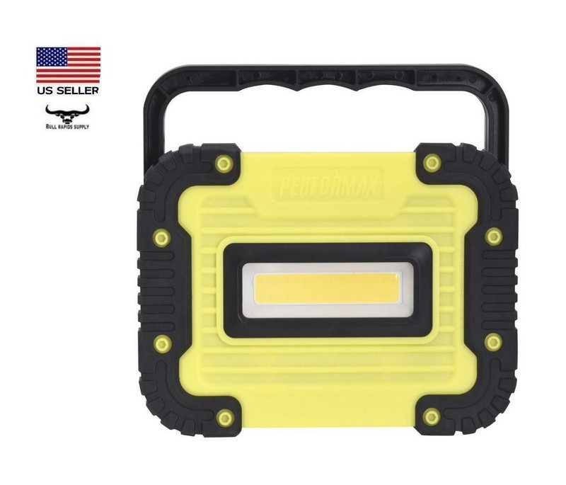 850 Lumen Handheld LED Work Light 3 Modes 180° Swiveling Stand (4) AA Batteries gallery