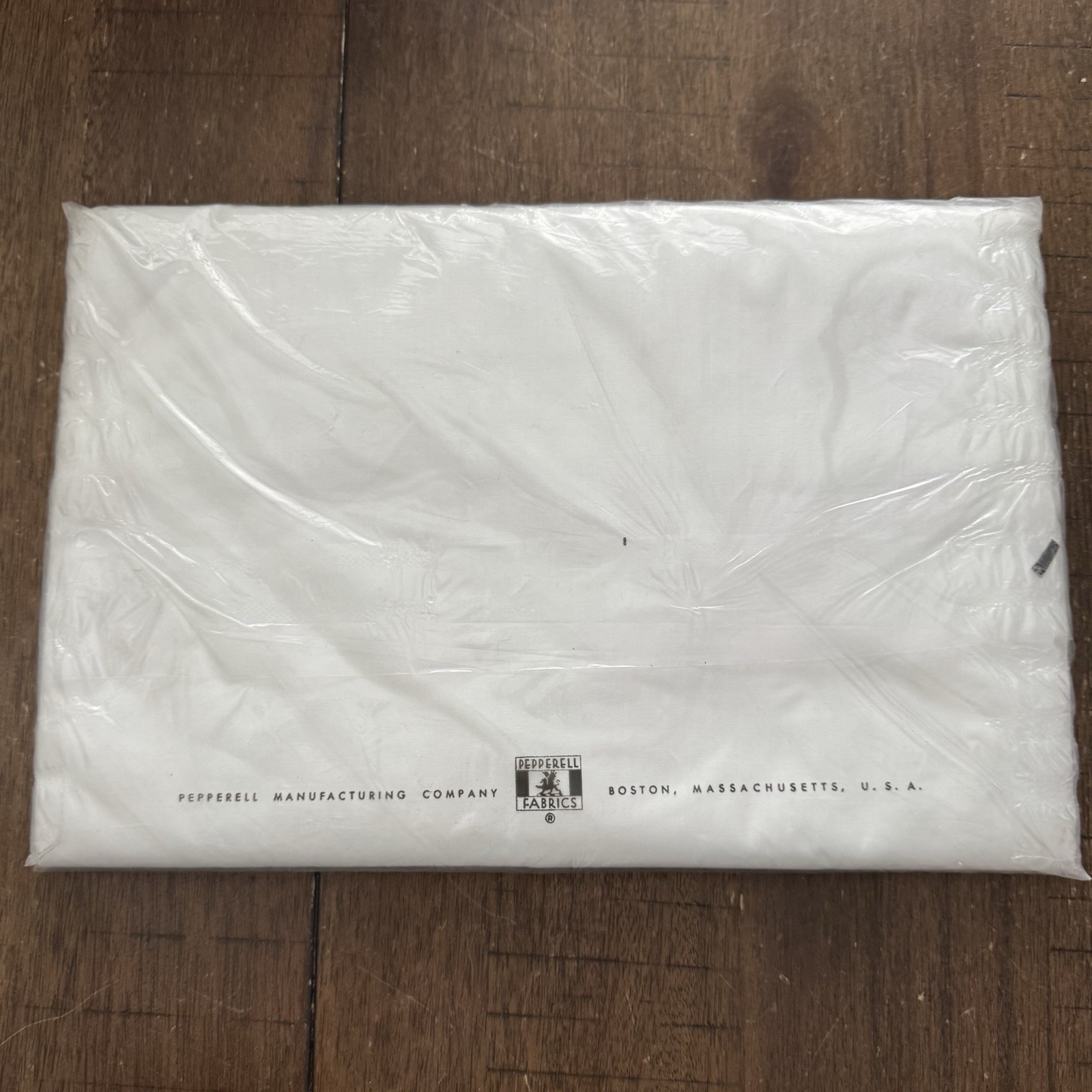 Vtg Lady Pepperell Fine Combed Percale Flat White Flat Sheet USA Made 72x108 NOS gallery