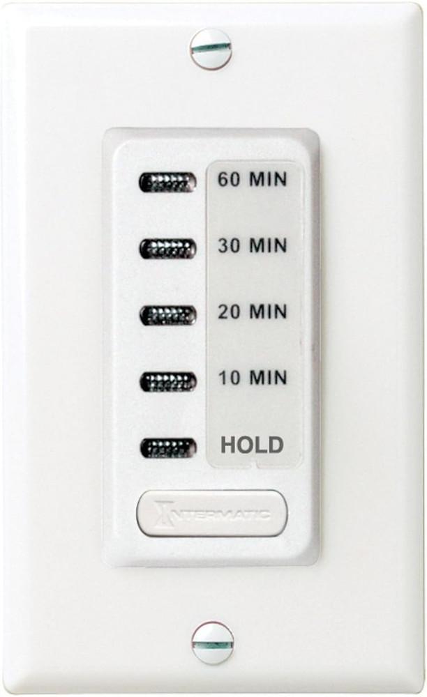 Intermatic Electronic Auto-Off Timer 10/20/30/60 Minutes White EI210W