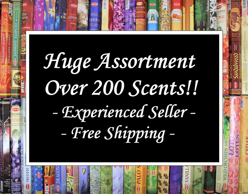 Incense Sticks Cleansing Set: 6 Boxes White Sage & Palo Santo 120 Stick Total gallery