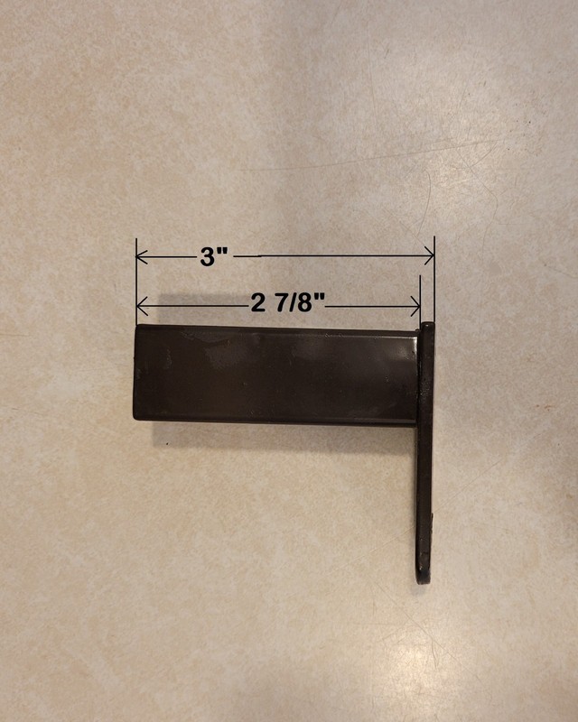 1" Inside Mounting Bracket for Fence Railing MOUNT Iron Steel Metal Fence Panels gallery