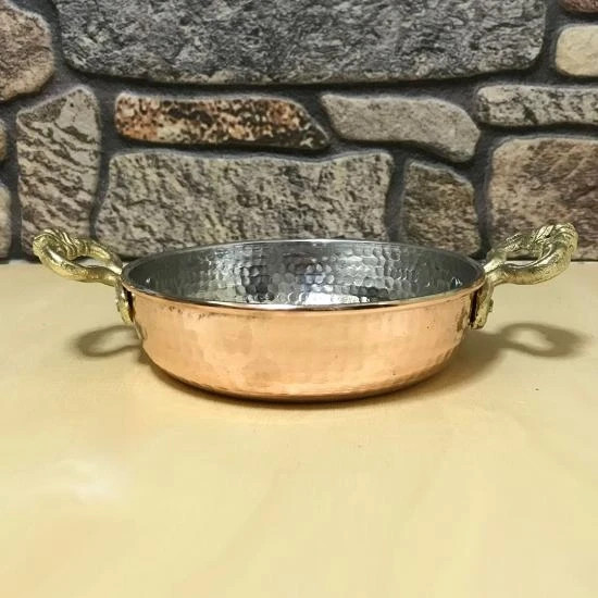 Handmade 17 cm 6.70" Traditional Copper Egg Omelette Pan gallery