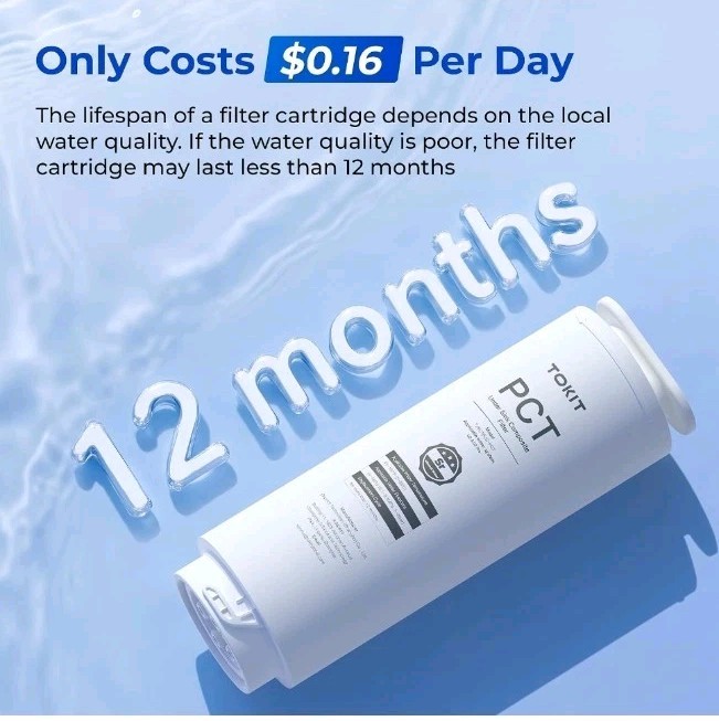 TOKIT PCT Replacement Filter for U2&U2 Pro, NSF/ANSI 58 Certified, Reduce... gallery