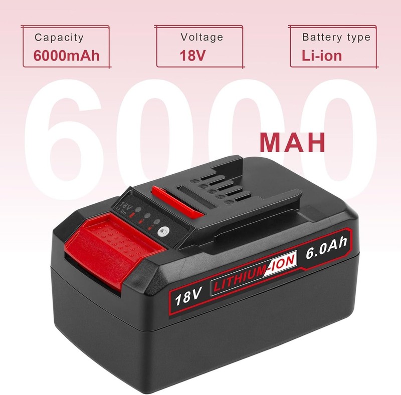 NEW 2 Pack 18V 6000mAh Battery Einhell X-Change Cordless Tool Battery Pack gallery