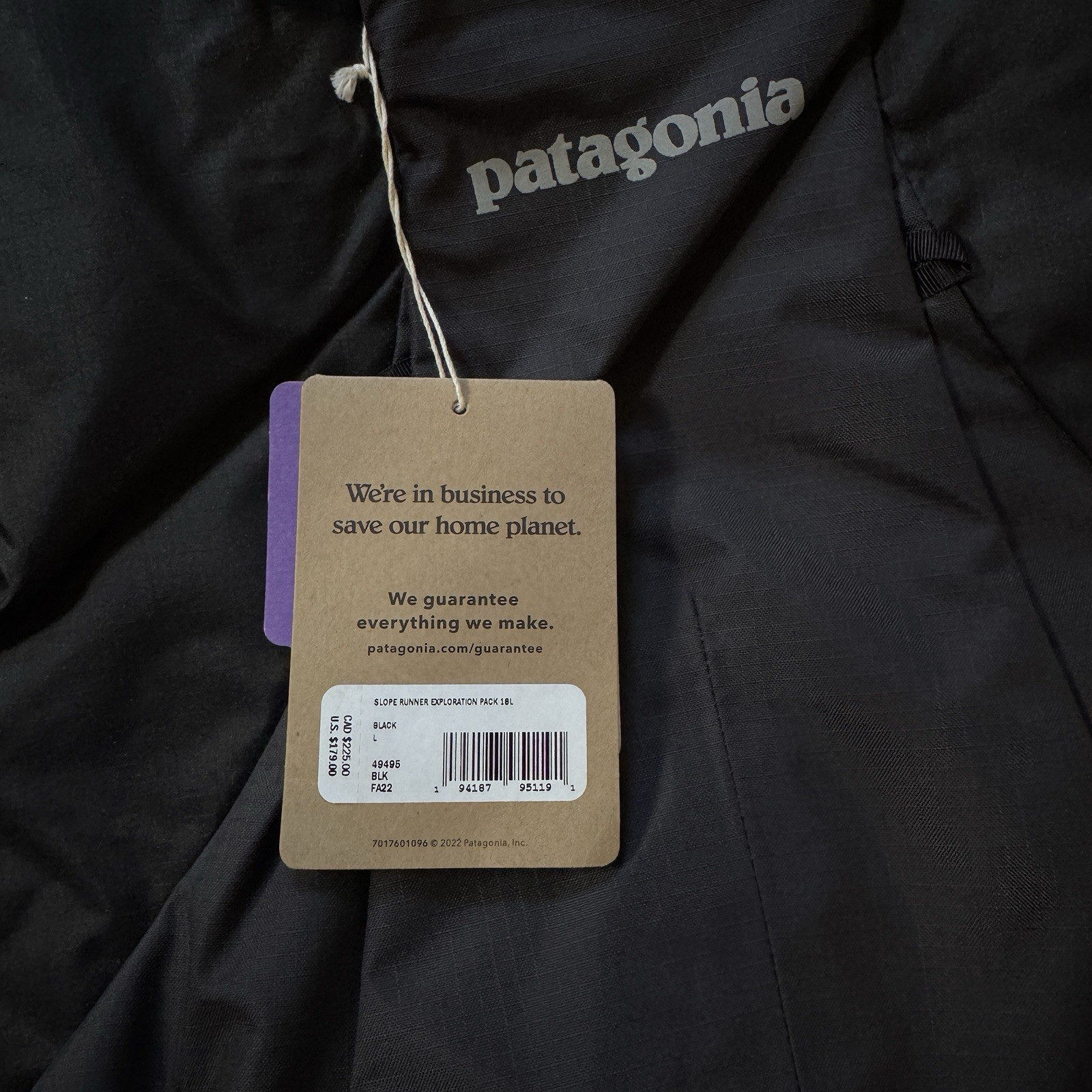 Patagonia Slope Runner Exploration Pack 18L Black Medium 3