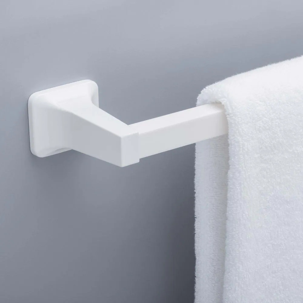 Replacement Durable Bath Towel Bar 24 Inch White Color Bathroom Decor Renovation gallery