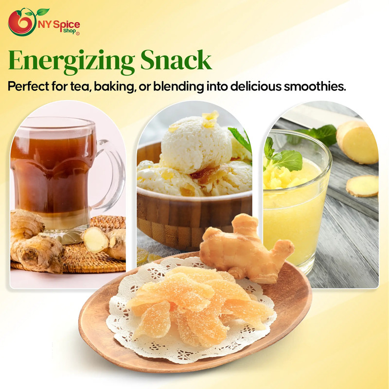 Crystallized Ginger Dehydrated Kosher Candied Sugar Slices Dried gallery