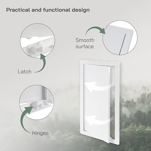 8x16 Access Panel - Easy Access Doors - ABS Plastic - Access Panel for Drywal... gallery
