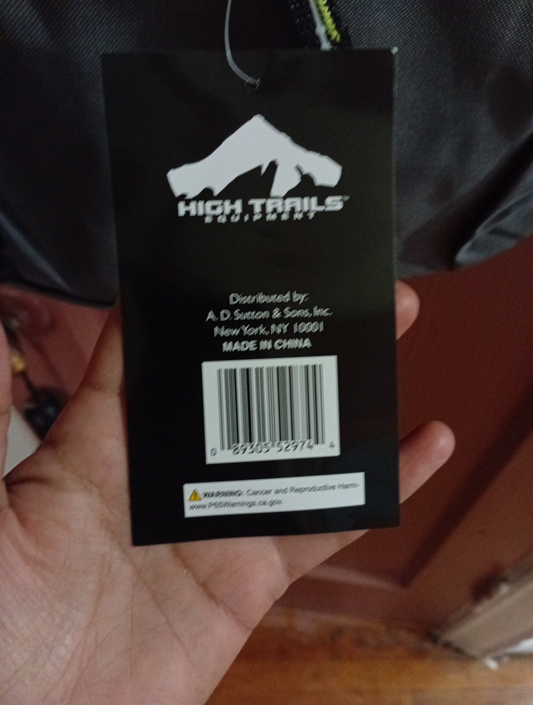 High Trails Equipment Backpack With Black Sip And Gray 3