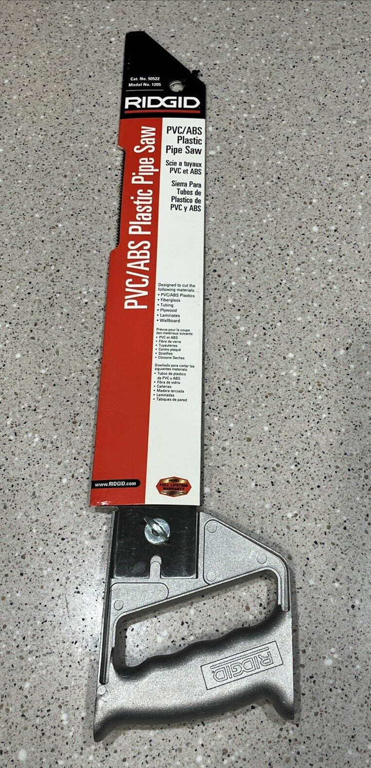Ridgid 50522 , 18-inch PVC/ ABS Plastic Pipe Saw , Model 1205 , NEW , US SELLER gallery